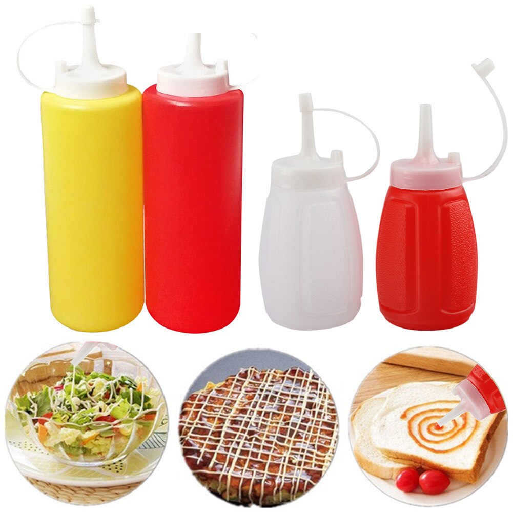 2 Stuks Fles Plastic Restaurant Cruet Keuken Benodigdheden Pompoen Bakken