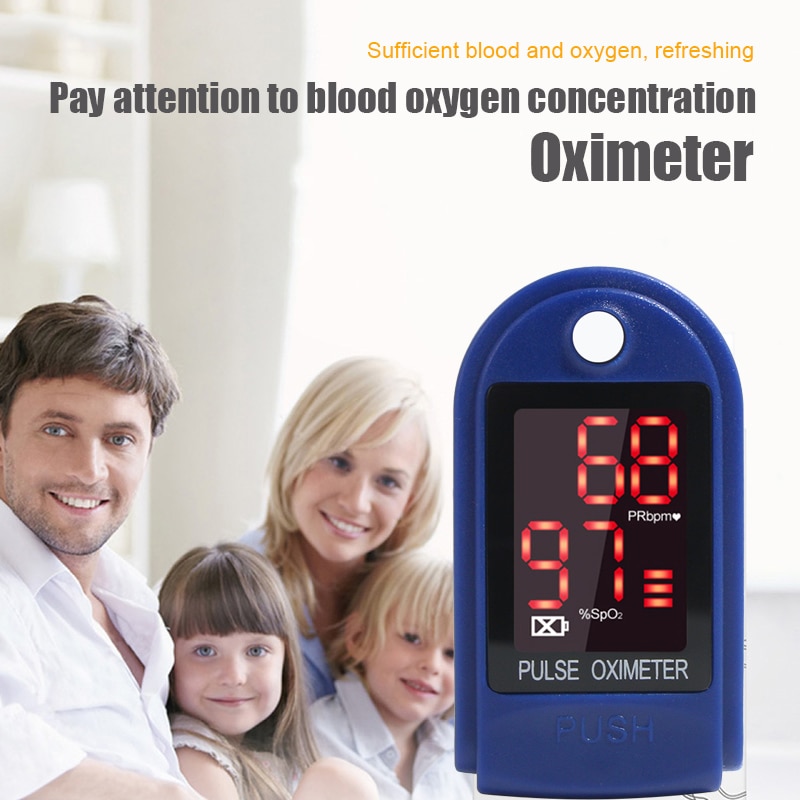 Vingertop Pulsoxymeter Digitale Display Heath Monitor Meting Oximeters Gq