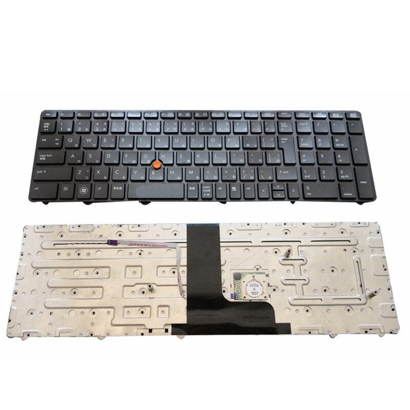 Teclado SP/JP/RU para ordenador portátil HP Probook 8560W 8570W con puntero
