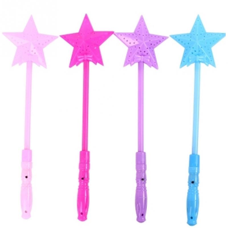 Juguetes con luz LED de estrellas, 3 modos de lujo, varita mágica de la estrella LED, barra luminosa parpadeante para , Navidad, juguetes luminosos de colores 1 Uds.