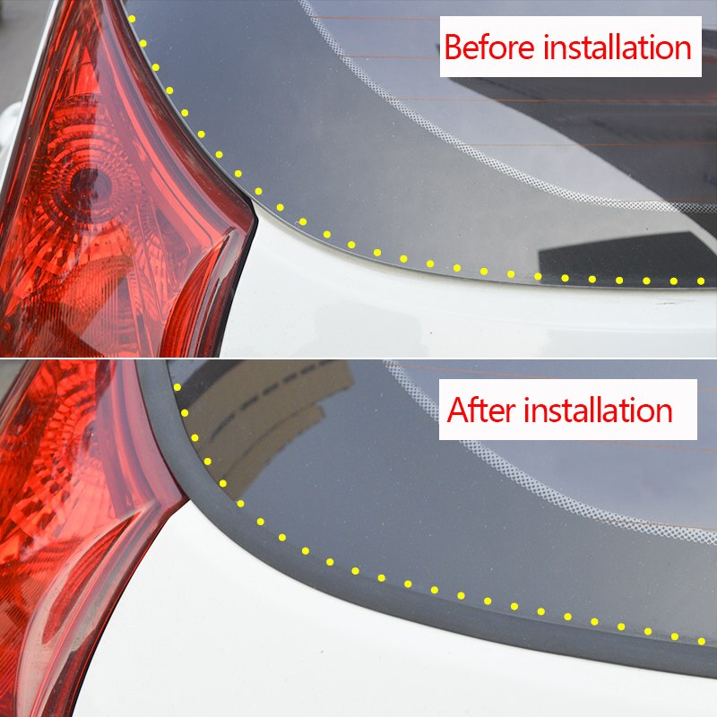 Exterior Car Sealing Strips Sticker Dustproof Waterproof Sound Insulation Auto Window Gap Protection Car Seal Strip Protector