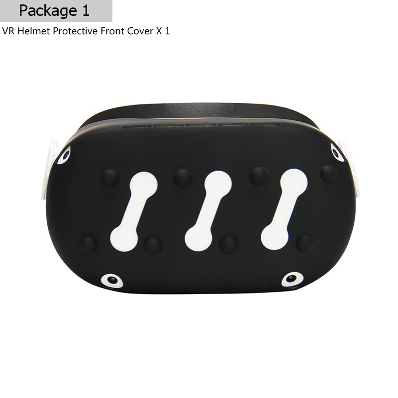 Himolins VR Accessories Protection Case Have Helmet Protective Front Cover and VR Touch Controller Shell for Oculus Quest 2: SH-TDJQT-Black