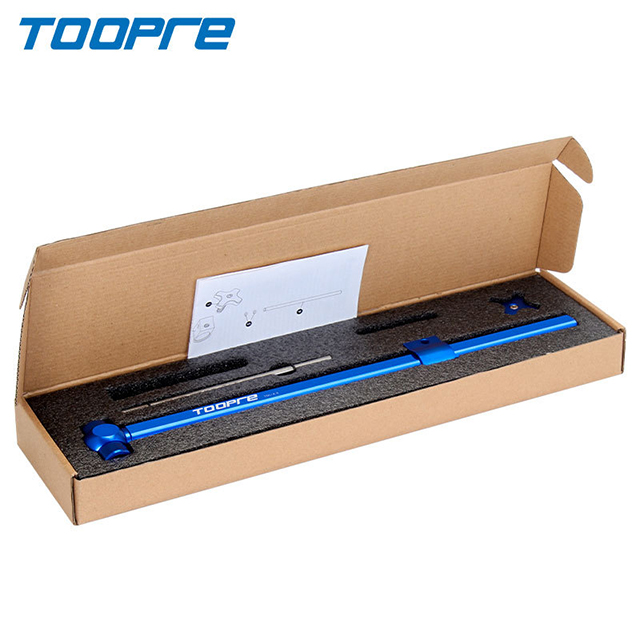 TOOPRE Bicycle Hanger Alignment Gauge Tool Derailleur Straighten Dropout Measure MTB Mountain Road Bike Repair Tool: WHITE