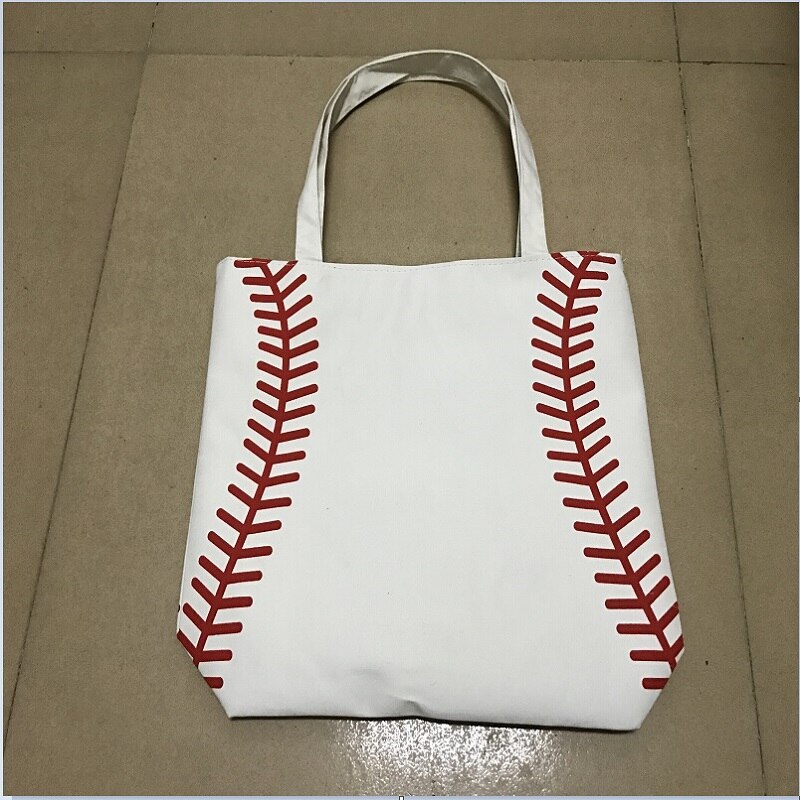 Softball cycling Lady Canvas Bag Shoulder baseball bag Women's Handbag Cute Canva Tote Bag basketball bag