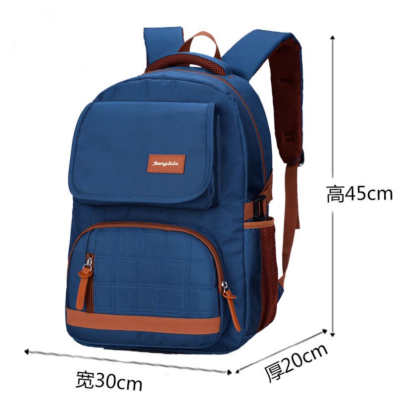 British style Men women's backpack student waterproof large capacity school bag Notebook backpack Daily backpack