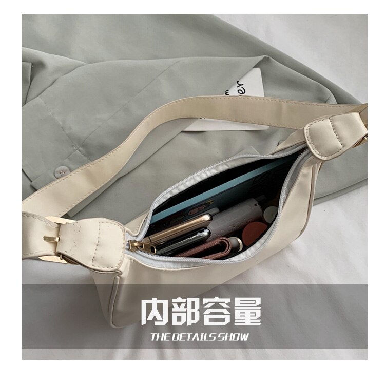 Retro PU Leder Frauen Hobos Kleine Schulter Damen Unterarm Tasche Messenger Taschen Weiblichen Umhängetasche Tote Geldbörse Handtaschen