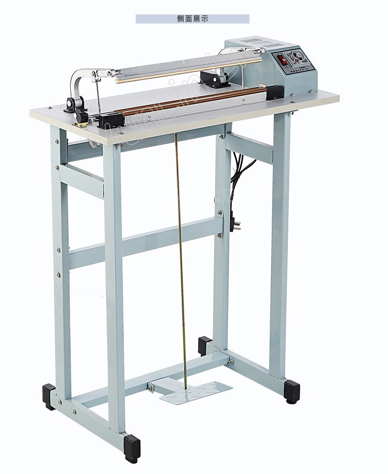 Máquina de sellado de película plástica, Pedal de pie, sellador de bolsas de plástico, máquina de sellado térmico, paquete, uso SF-400