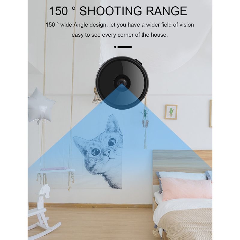 Q13 H D 1080P WiFi Steuer 150 Grad Weitwinkel Vergleichbar Intelligente Kamera, Unterstützung TF