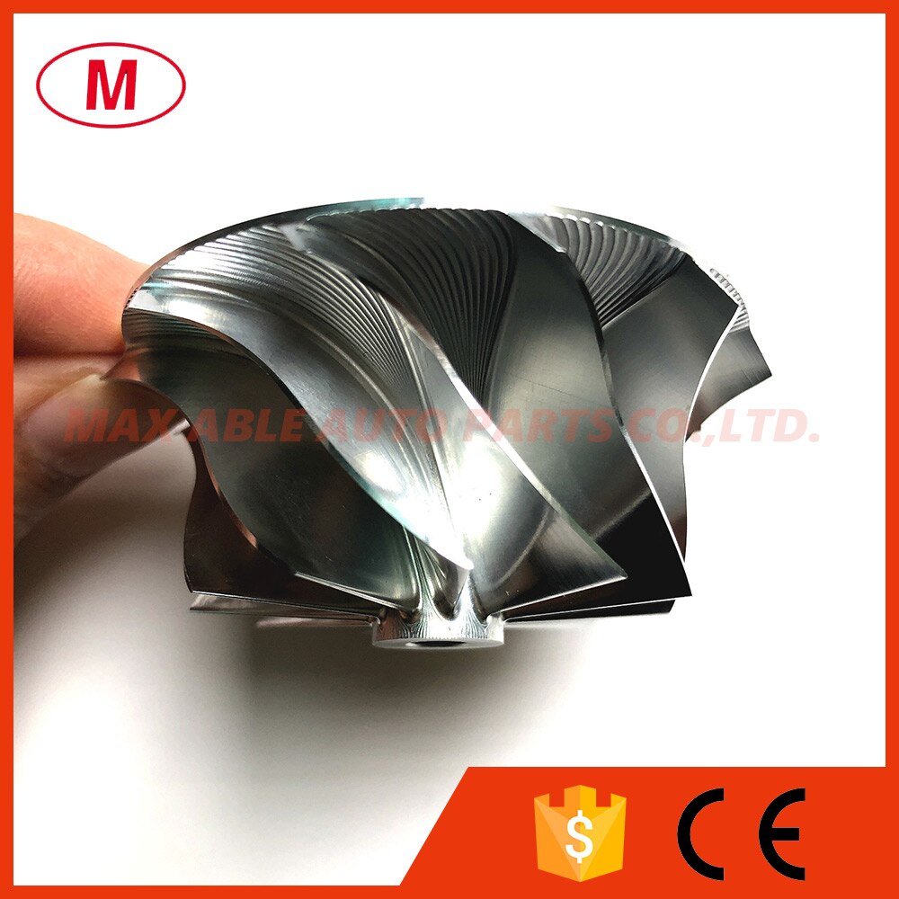 GT15-25 737689-0001 43.40/56.03mm 11 + 0 ostrza wysoki wydajność turbosprężarka frezowanie/wirnik turbiny z kęsa dla 757608-0001/761399-0001
