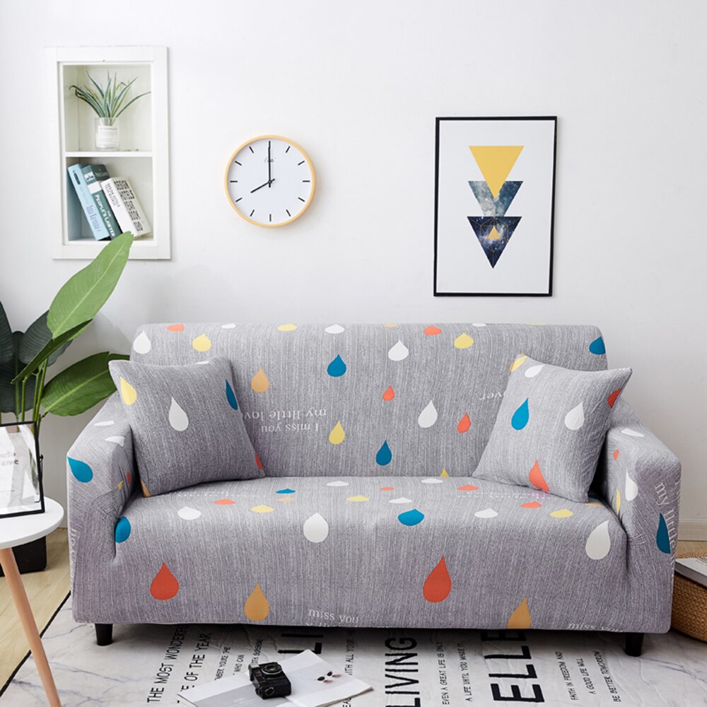Stretch Slipcovers Sectional Elastic Sofa Cover for Living Room Couch Cover Pets Spandex Armchair Corner Cover 1/2/3/4 Seater