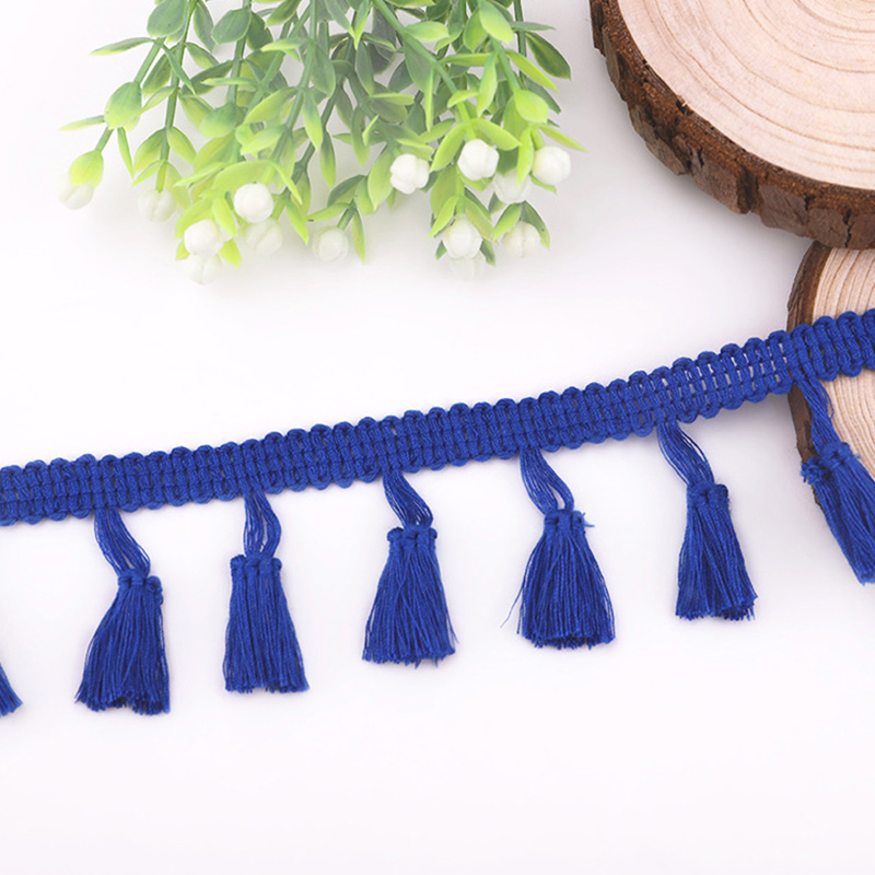10 Meter Kwastje Kant Lint Diy Handgemaakte Ambachtelijke Accessoires Franje Katoenen Kanten Rand Lint Naaien Jurk Kledingstuk Gordijn: Dull