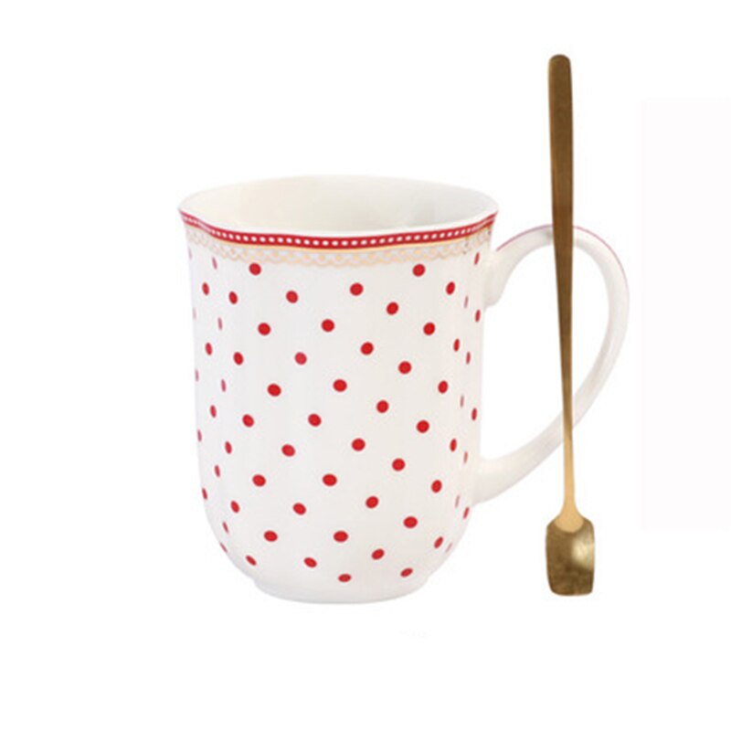 European Ceramic Coffee Cup and Saucer Set Home English Afternoon Tea Cup Office Flower Tea Cup Ceramic Tea Set Cup and Saucer: a