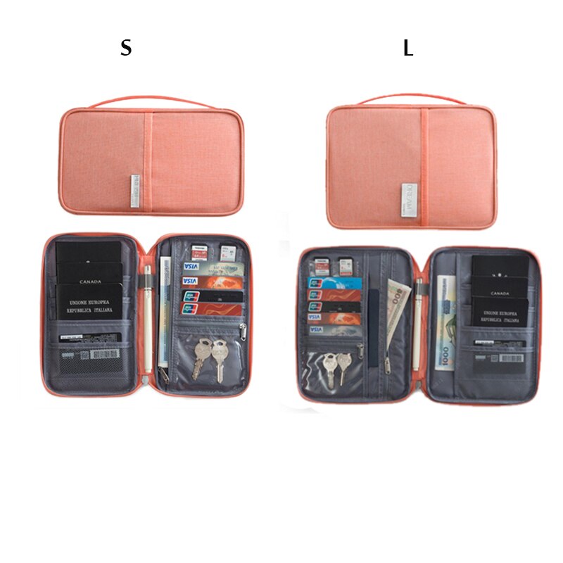 DIHOPE rodzina etui na paszport teczka na dokumenty wodoodporny portfel podróżny pakiet etui na dowód osobisty Organizer akcesoria podróżne