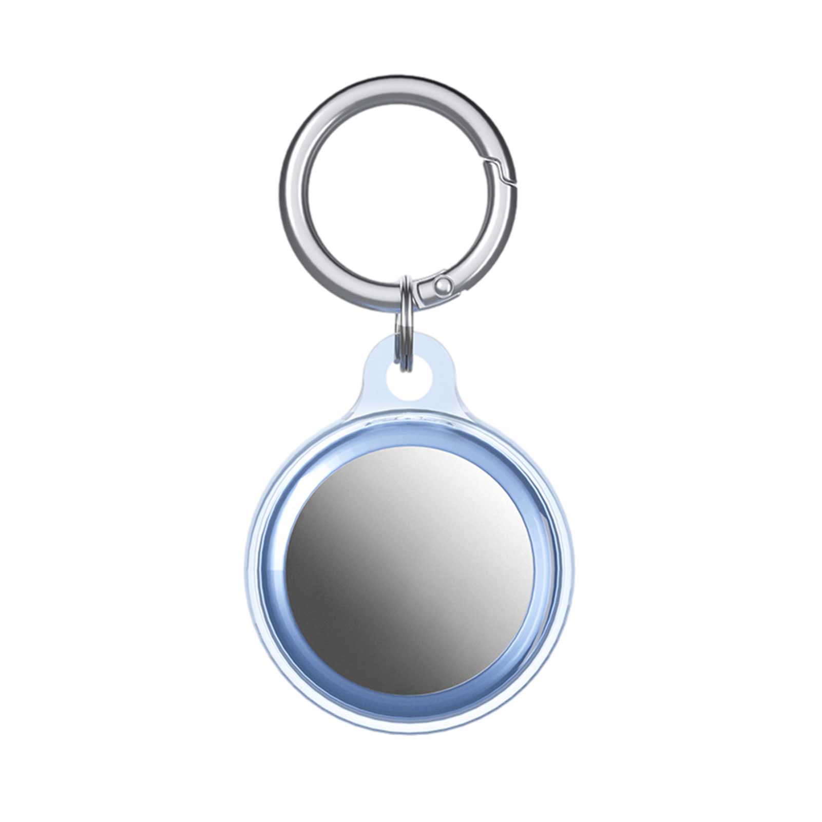 Transparante Tpu Apple Airtags Beschermhoes Voor Apple Airtags Bluetooth Draadloze Tracker Protector Shell Gevallen Accessoires: Blue