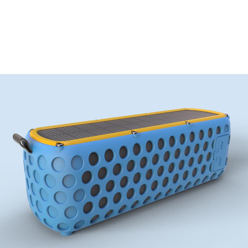 T63 kabellose, wasserdichte bluetooth-lautsprecher, kleine stahlpistolen-audio-outdoor-tragbare subwoofer: Himmelblau