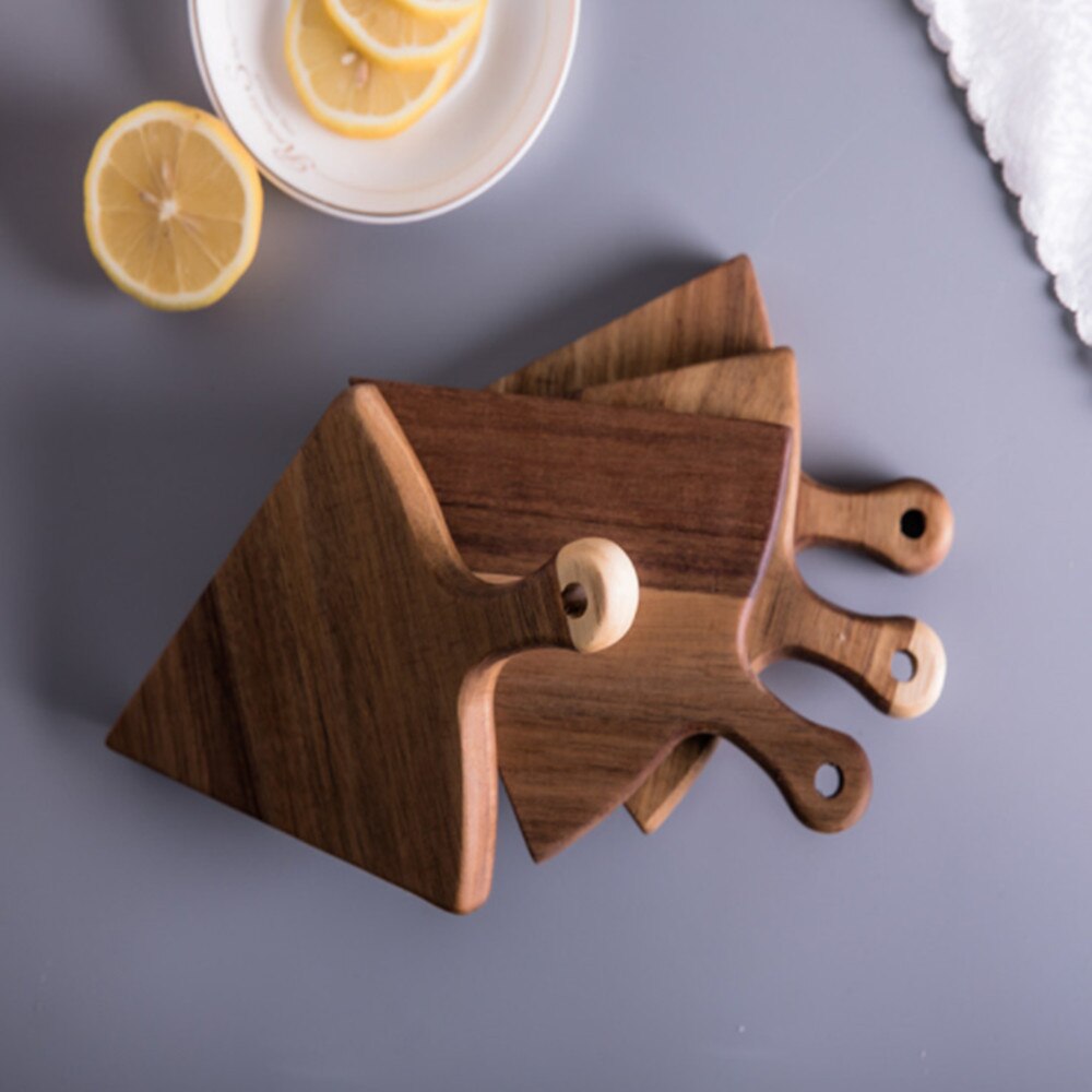 42x42x1.5cm Wood Pizza Tray Irregular Special-shaped Sub-pack Western Dish Tableware Pizza Tray Steak Tray