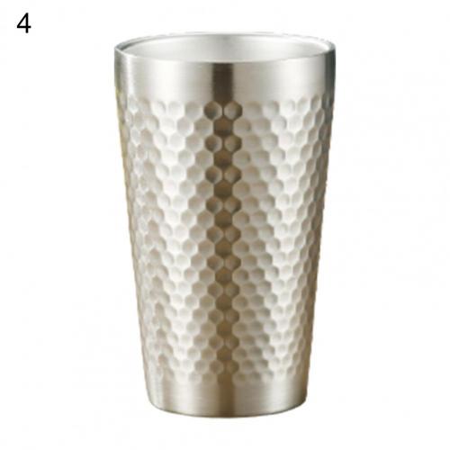 Gobelet à thé, 175/300ml, de couleur argent, de supérieure, pour le lait, tasse à thé, empilable, pour les Bars: 4