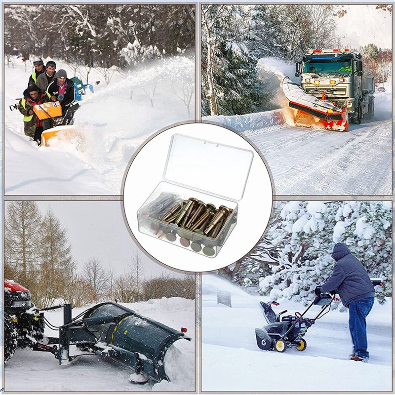 Shear Pin and Cotter Pin Kit Snow Blower Shear Pin 738-04124A and 714-04040 for Snow Blower (30)