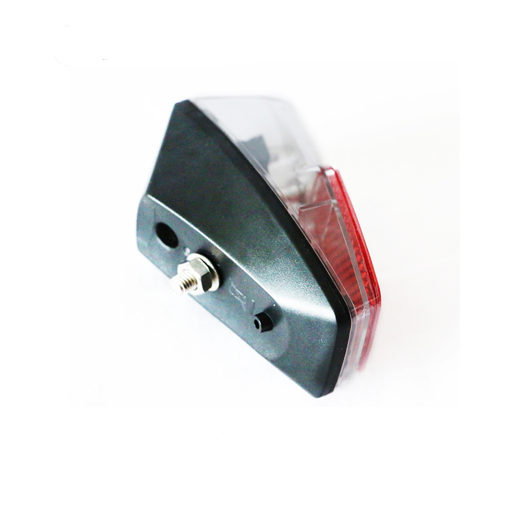Fender Bike Light Battery LED Mount on the Mudguard Bicycle Rear Light Taillight Red Plastic Safe Warning lamp Bicycle Taillight
