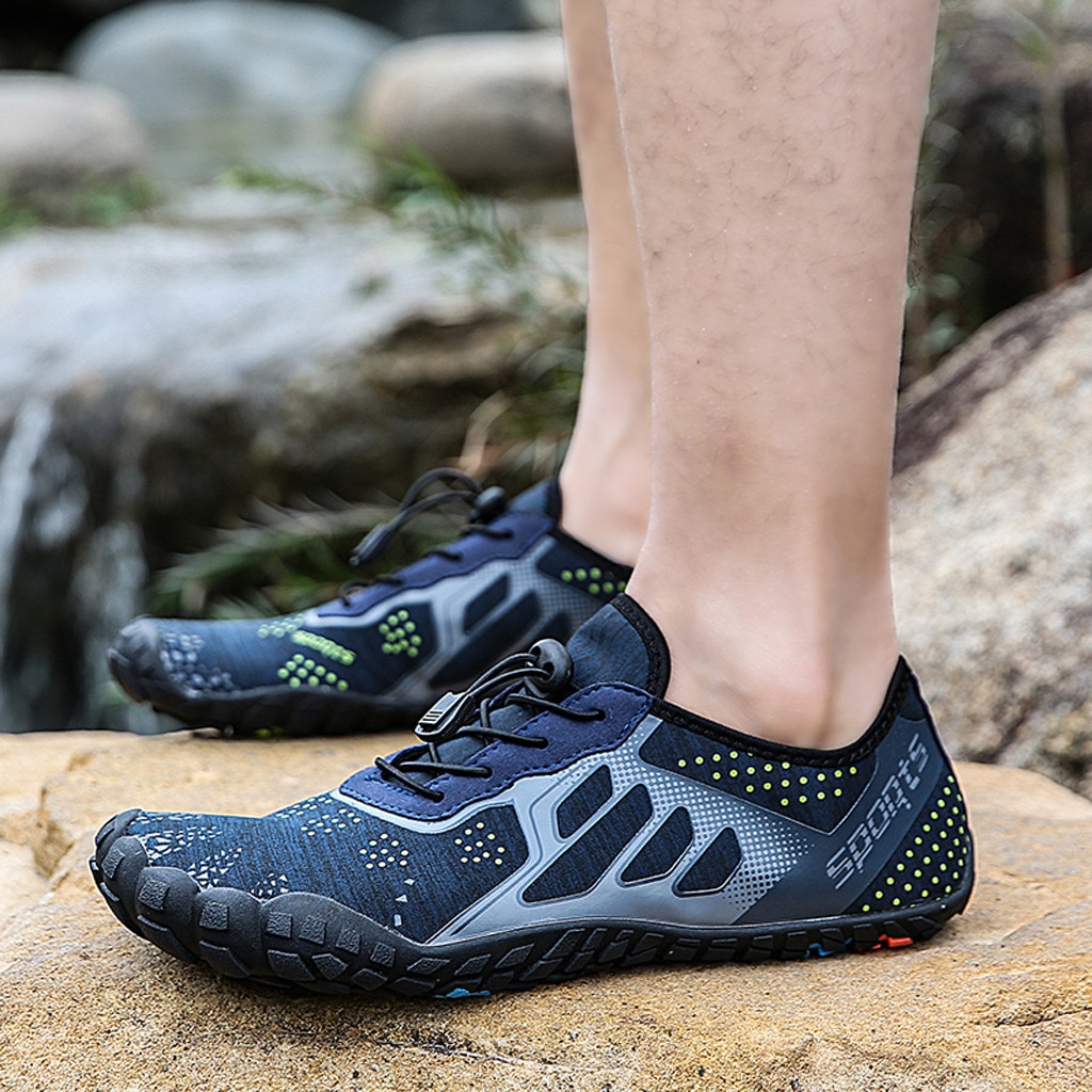 Zapatos de agua deportiva para hombre y mujer, calzado informal de malla para exteriores, para playa, descalzos, de secado rápido, para natación, n. ° g4