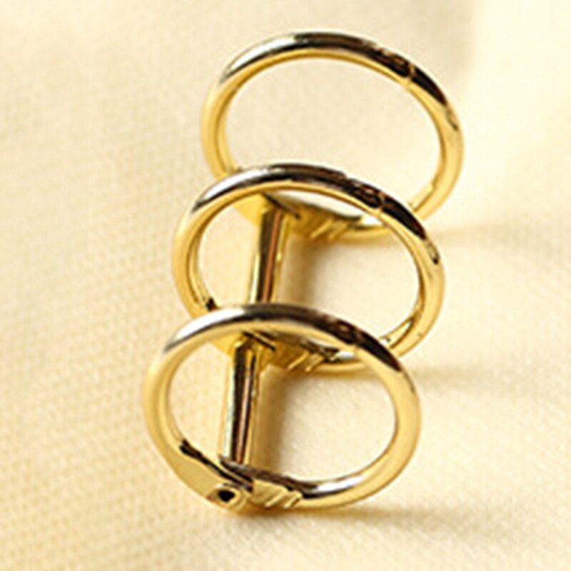 A5 A6 Metal Spiral Binder Clip Stainless Steel Binder File Folder Clip Ring Binder Clip Iron Clip: GD