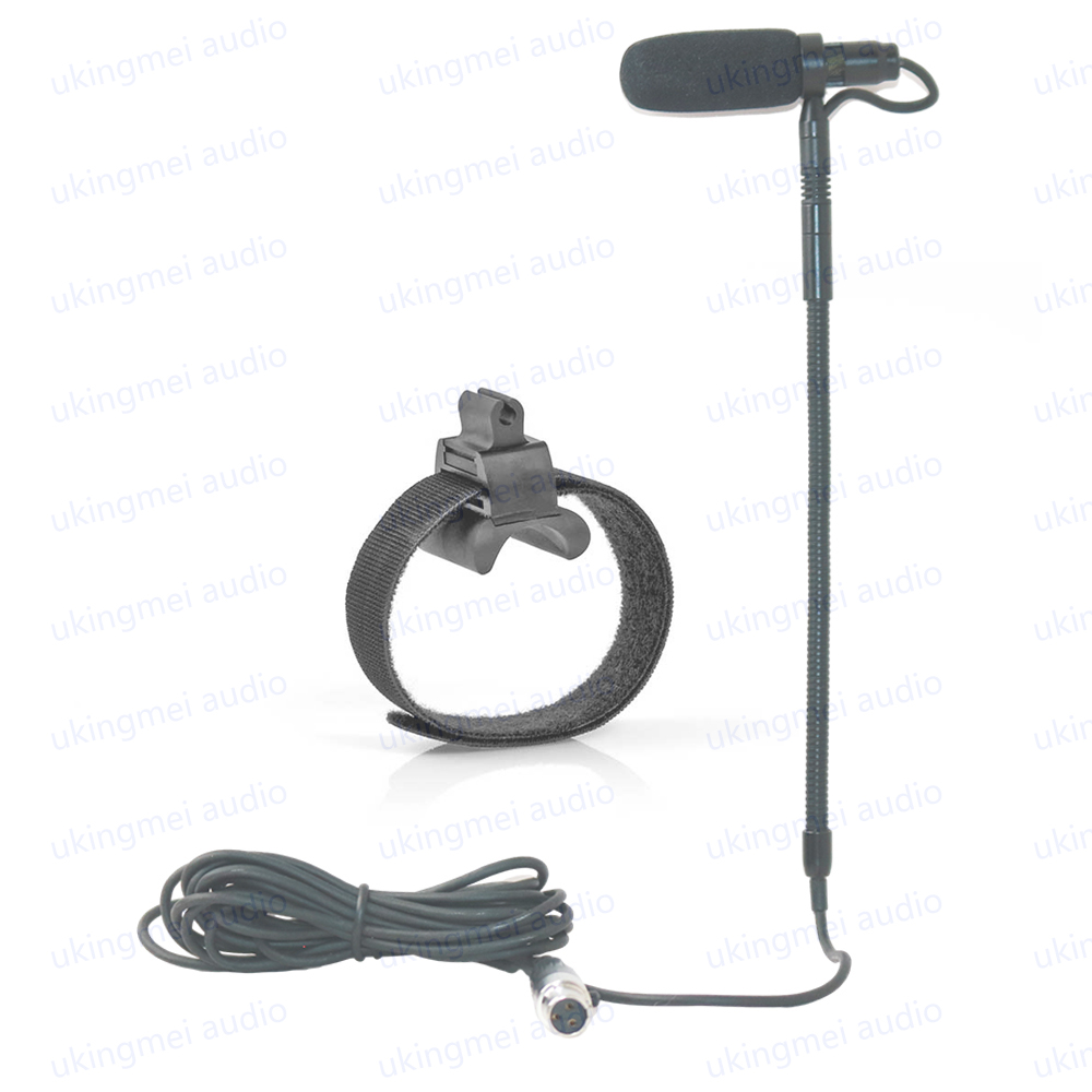 Musical Instrument Condenser Gooseneck Microphone System For Guitar Saxophone Violin Piano Cello Bass Clarinet