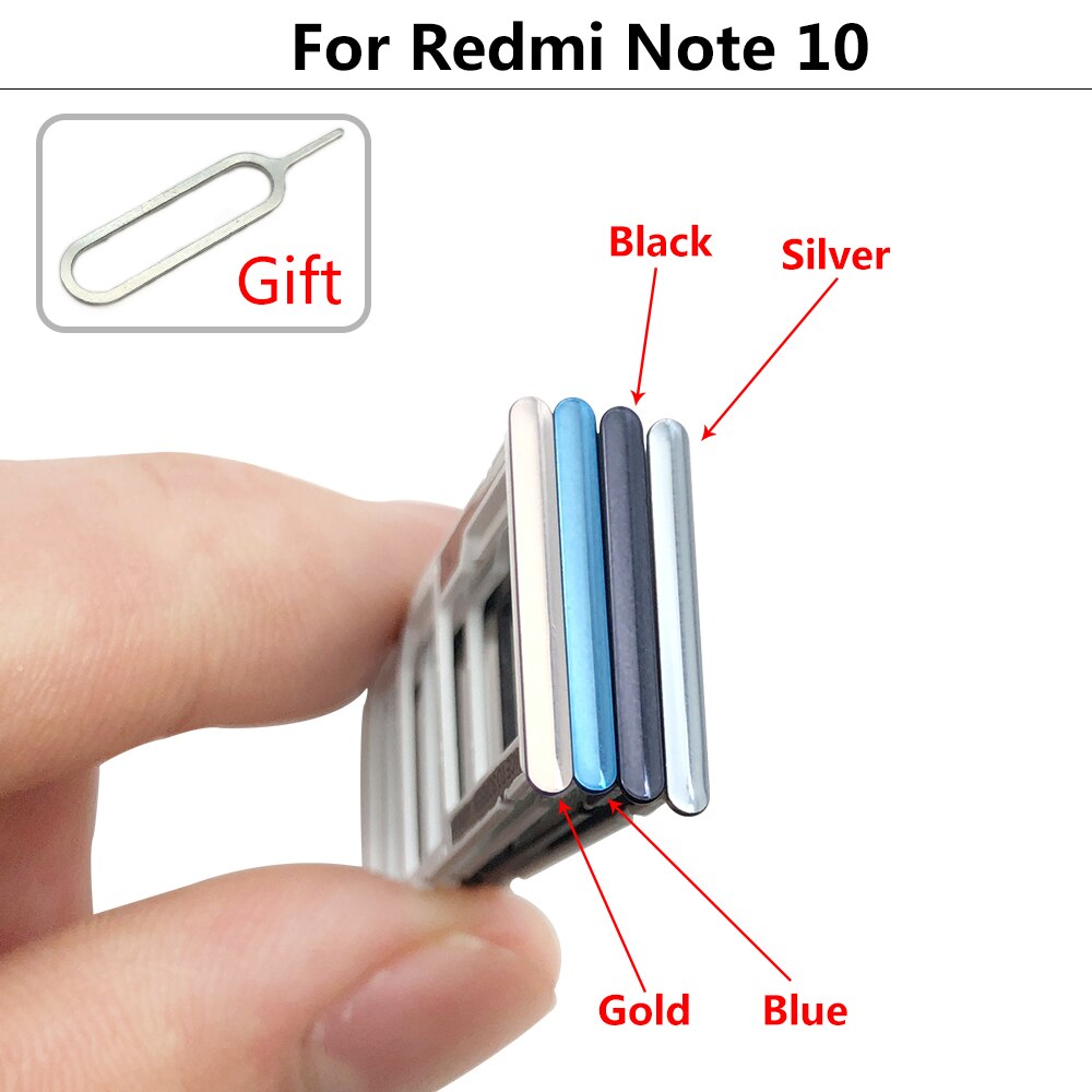 Nowy zamiennik dla Xiaomi Redmi uwaga 10 Pro uwaga 9S 9 8 Pro 7 Nano SIM uchwyt karty taca Chip gniazdo uchwyt Adapter gniazdo + Pin