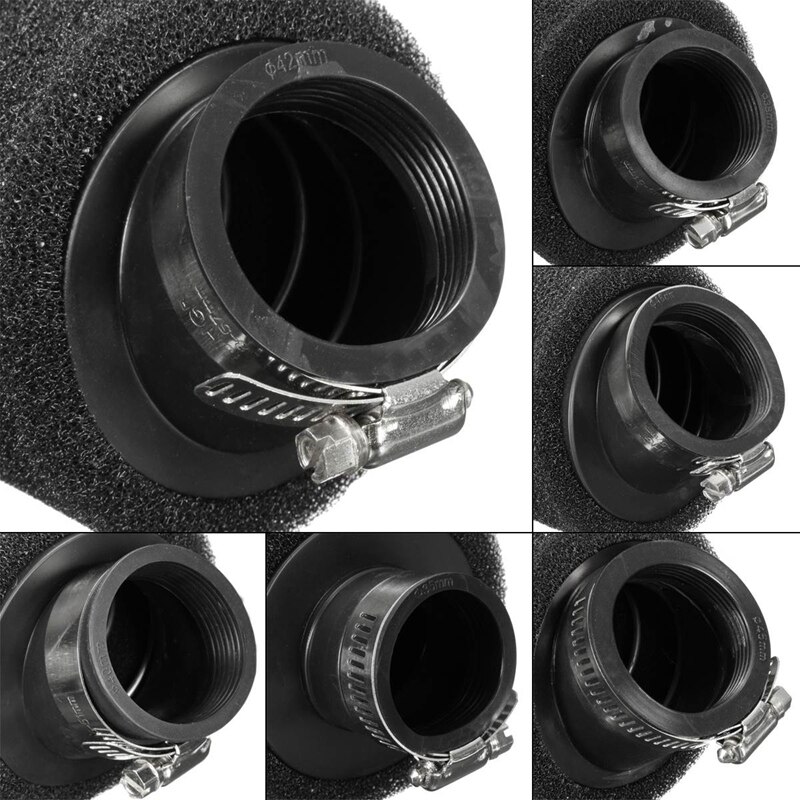 Black Sponge Foam Air Filter For 200 250 300Cc Motorcycle Snowmobile Atv