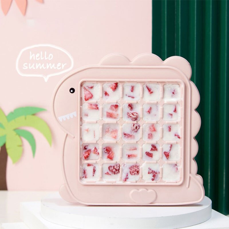 Leuke Cartoon Plastic Ijsbakje Maker Keuken Bar Diy Vierkante Vorm