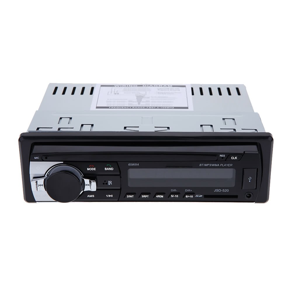 Bluetooth Car Stereo FM AUX Input Receiver SD USB MP3 Radio Player In-Dash