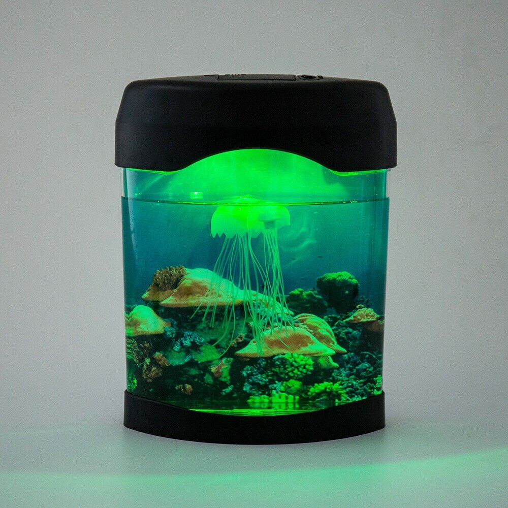 Lampe LED d&#39;ambiance pour Aquarium, méduse, couleur changeante, luminaire décoratif d&#39;intérieur, idéal pour un bureau