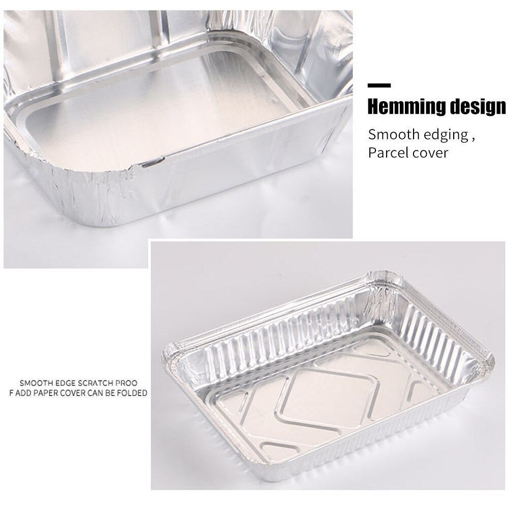 Disposable BBQ Drip Pans Aluminum Foil Grease Drip Pans Recyclable Grill Catch Tray For Weber Outdoor Kitchen Supplies