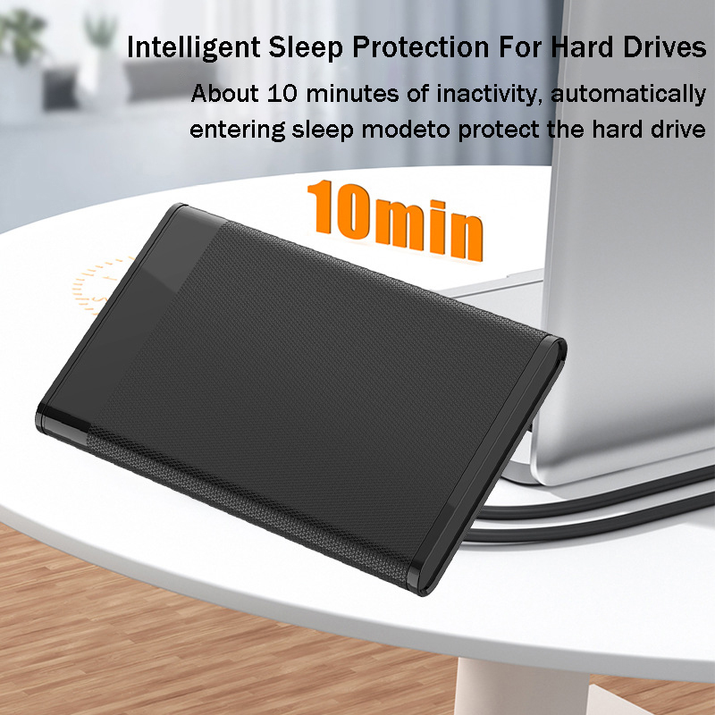 2,5 Werkzeugfreies Festplattengehäuse USB3.0/3.1 Laptop Mechanisches Solid State SSD-Festplattengehäuse TPYE-C 3.1 UTHAI Q6