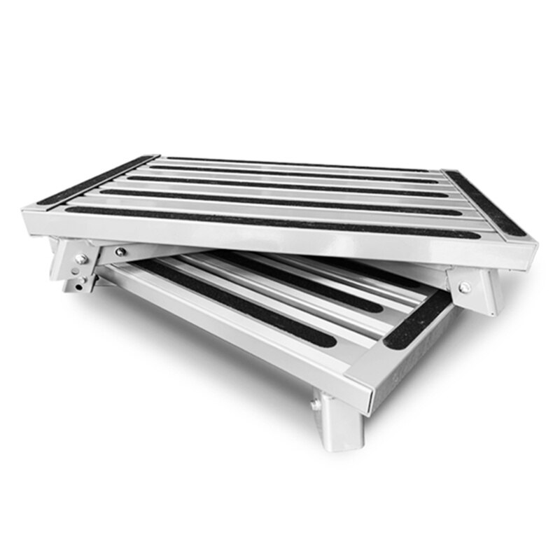 JayCreer Aluminum Folding Platform Steps RV Step S... – Grandado