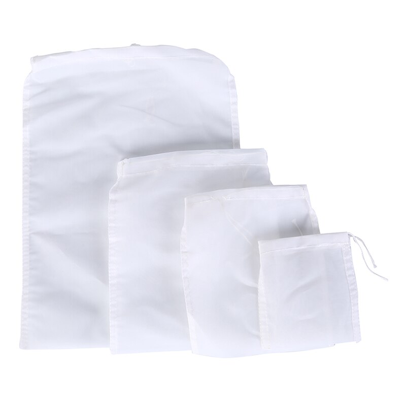 1pc Coffee & Tea Filter Fine Nylon Mesh Food Strainer & Cheese Maker Nut Milk Bag Reusable Commercial Food Grade