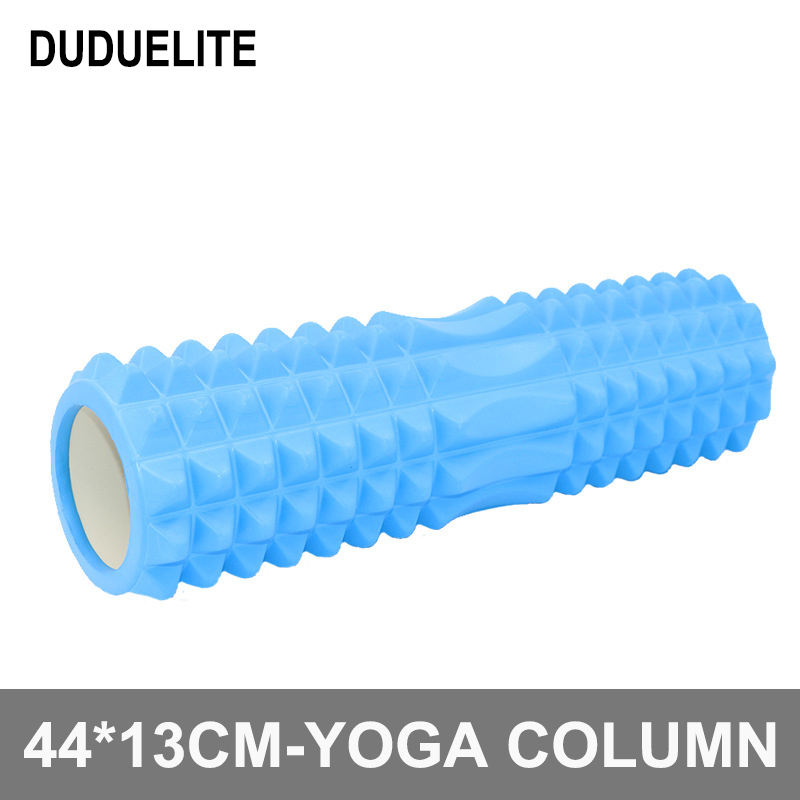 Foam Yoga Pilates Yoga Column Foam Roller Fitness Yoga Foam Block Two Sizes Grid Trigger Point Therapy Physio Muscle Relaxation: E