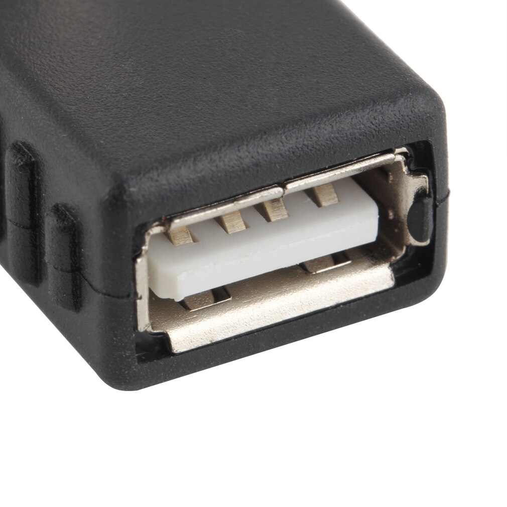 USB-A male to USB-A FeMale Adapter Right Angle USB 2.0 A Male Female Extension Adapter Connecter for Laptop PC Black