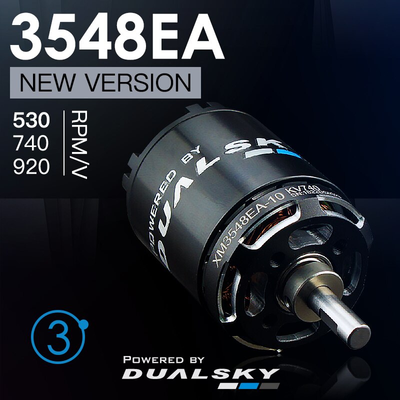 Dualskybrushless Motor XM3548EA Ea2826 3-Generatie Vaste Vleugel Onderdelen Vliegtuigen Model Motor