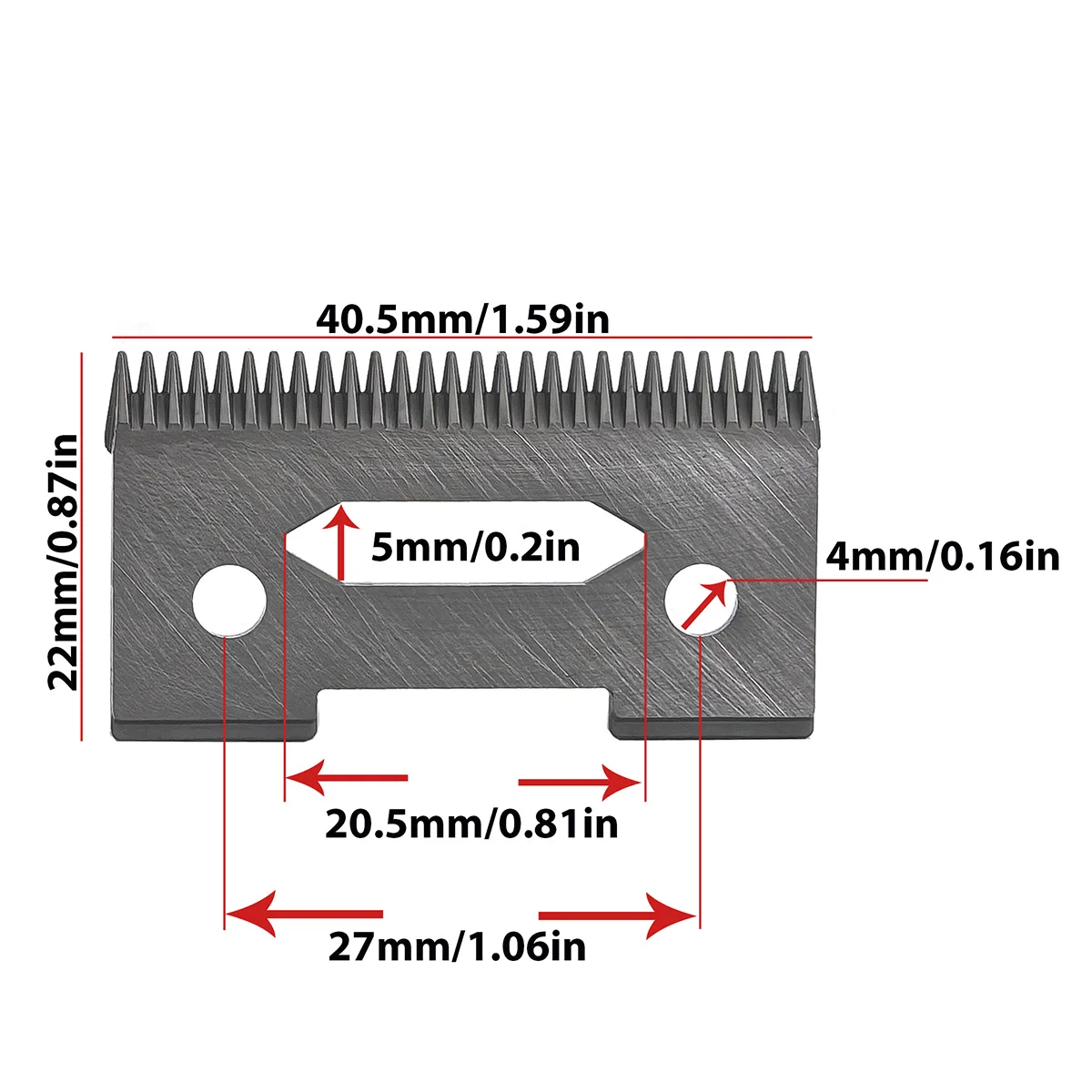 VGR V003 Original DLC FADE Blade V640 V270 Hair Clipper Blade Trimmer Replacement Cutter Head Barber Accessories