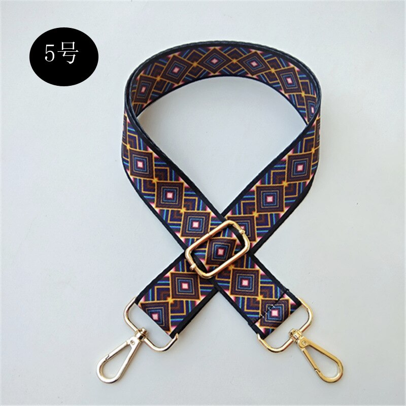 Bloem Zak Accessoires Tas Riem Vrouwen Goud Zilver Riem Handgrepen Ornament Handtassen Schouder Cross Body Messenger Riem Etnische