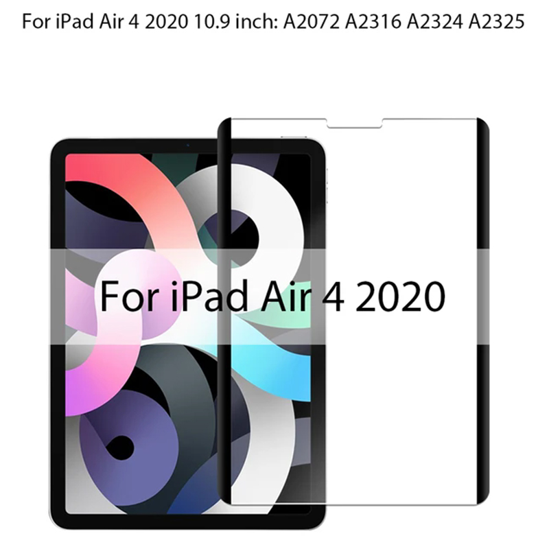 Protector de pantalla magnético reutilizable con sensación de papel para iPad 7/8 9th 10th Pro 11 Mini Air 1 2 3 4 5 6 2024 película de escritura esmerilada mate: Morado