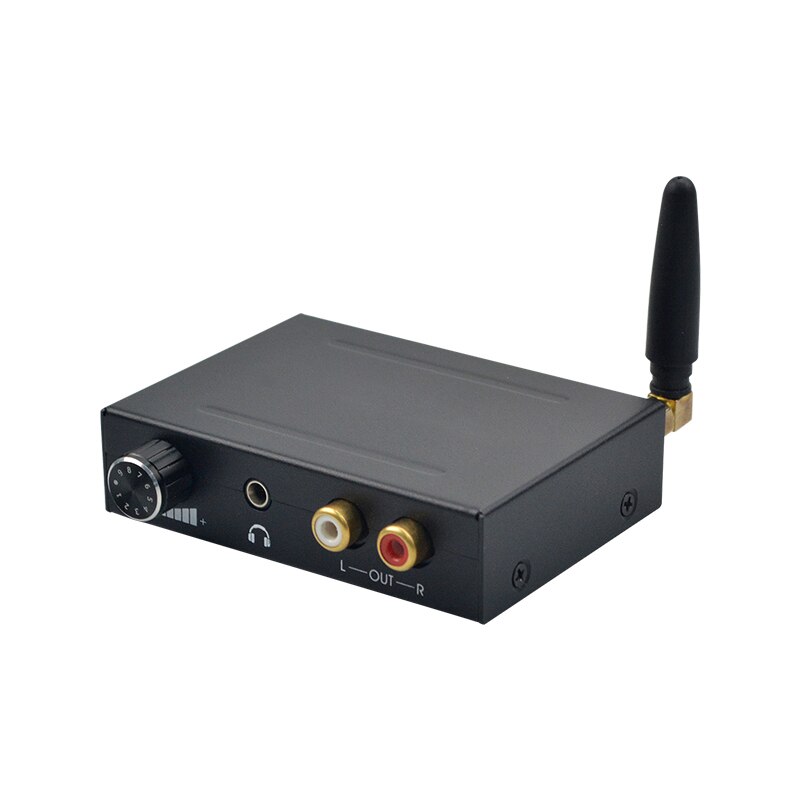 Bluetooth 5.0 192Khz Digitaal Naar Analoog Converter Met Bluetooth Ontvanger Met Volumeregeling Voor Telefoon Speaker Dvd Hdtv