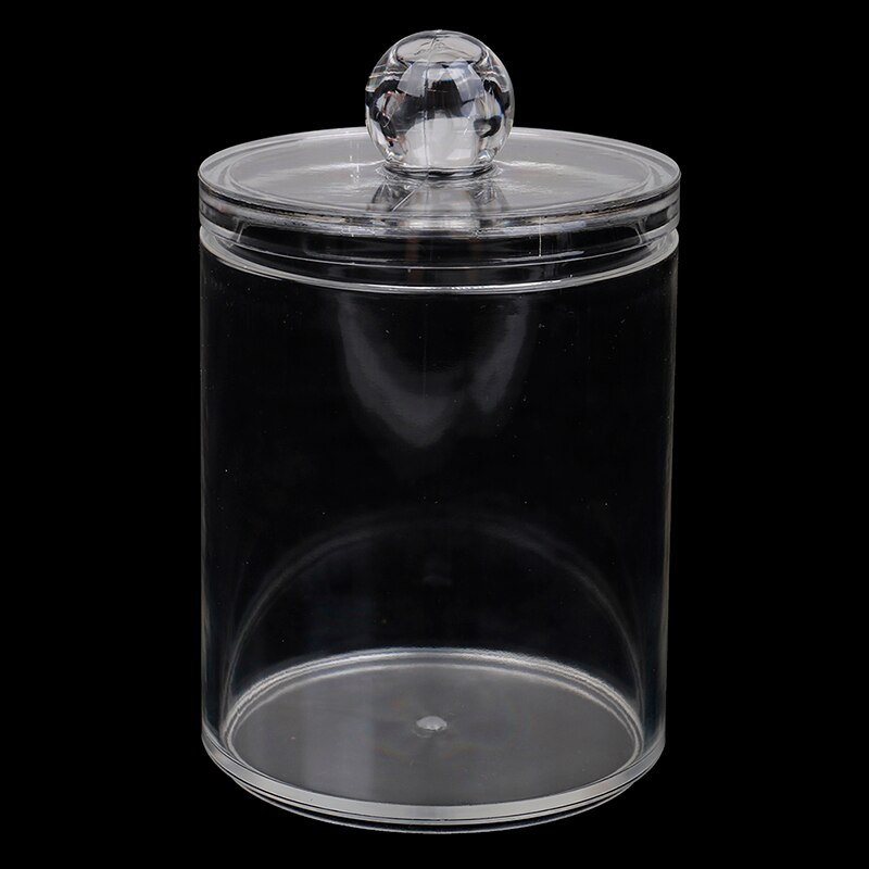 1PC 7X10CM Single Layer Clear Acrylic Storage Box Holder Transparent Cotton Swabs Stick Cosmetic Makeup Organizer Case