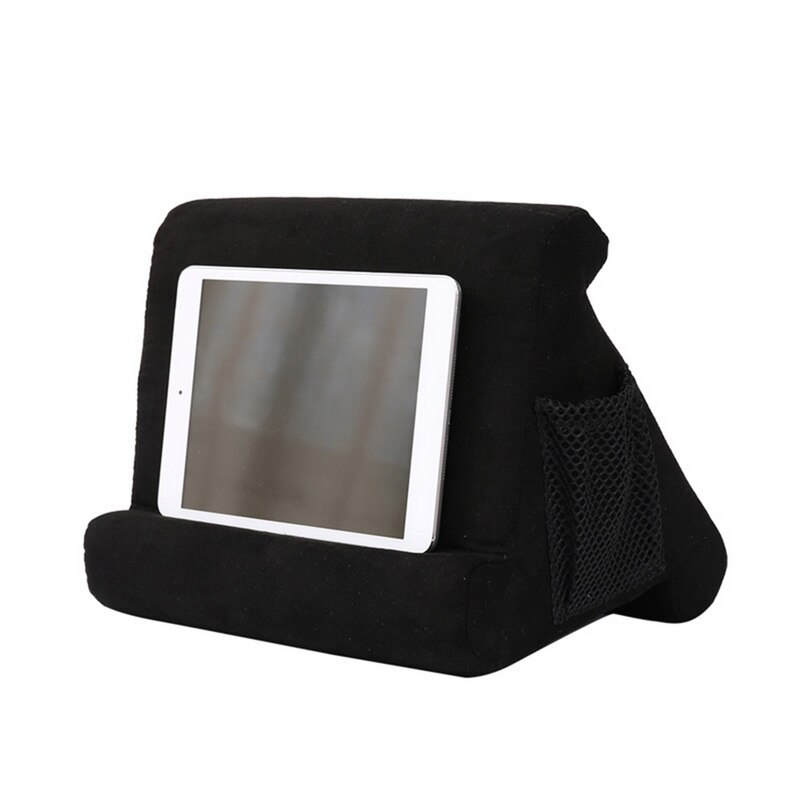 Soporte para portátil, almohada para Tablet, Lapdesk de espuma, cojín de refrigeración multifunción para portátil, soporte para tableta, soporte para atril, cojín de descanso para Ipad: black