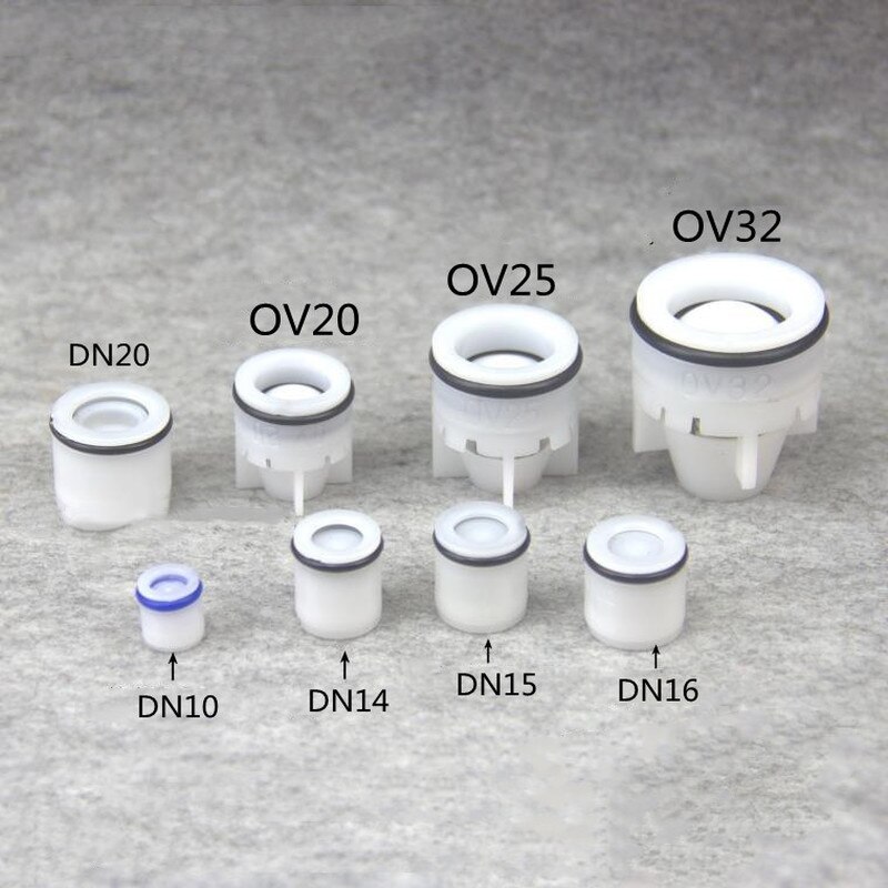 Valvola di non ritorno in plastica tappo-in controllo a molla Dia.10-32mm esterno per acquario giardino irrigazione contatore dell'acqua valvola parti idrauliche