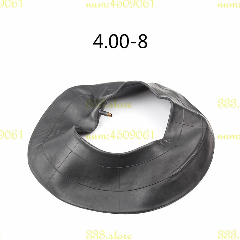 5 stk 4.00-8 innerrør rett ventilstamme for gressklipper, trillebår, minisykkel, gokart, håndtrucker  (4.80/4.00-8) dekk
