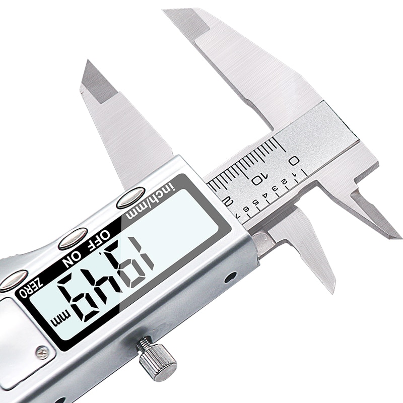 Ton 09 6- tum 150mm rostfritt stål elektronisk digital vernier mätare mikrometer metall