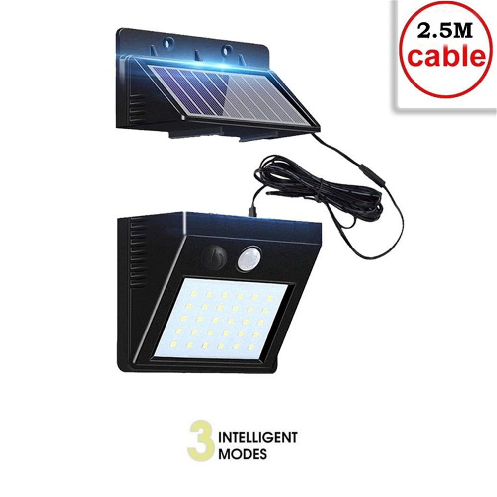 energia 30 led solar light outdoor Street Light PIR Motion Sensor for garden decoration lamp Security Spot Lights Luminaria indo