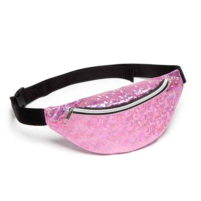 Frauen Taille Pack lässig Mädchen Taille fanny Pack Gürtel Tasche Beutel Hüfte miserabel Tasche Reisen Sport klein Geldbeutel: Rosa