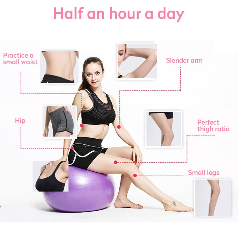 65Cm Pvc Fitness Ballen Yoga Bal Verdikte Explosieveilige Oefening Home Gym Pilates Apparatuur Balance Ball